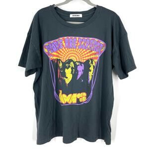 Daydreamer The Doors When You're Strange Merch Tee Vintage Black Medium